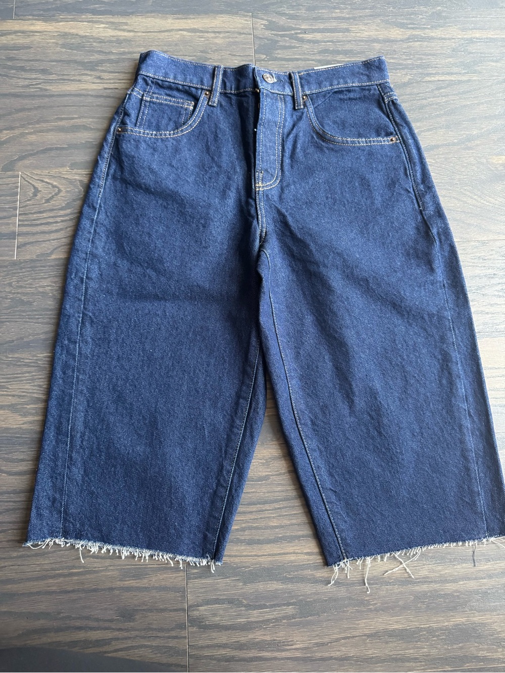 We The Free Jam Session Relaxed Capri Jeans Size 25 NWT Free People - Picture 5 of 13